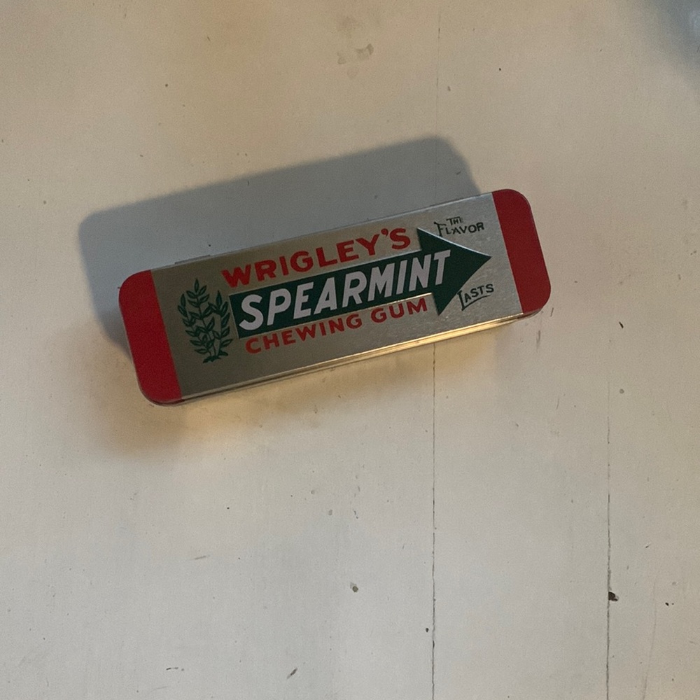 Wrigleys Spearmint Gum Vintage Case